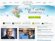 Tablet Screenshot of mentoringministry.com